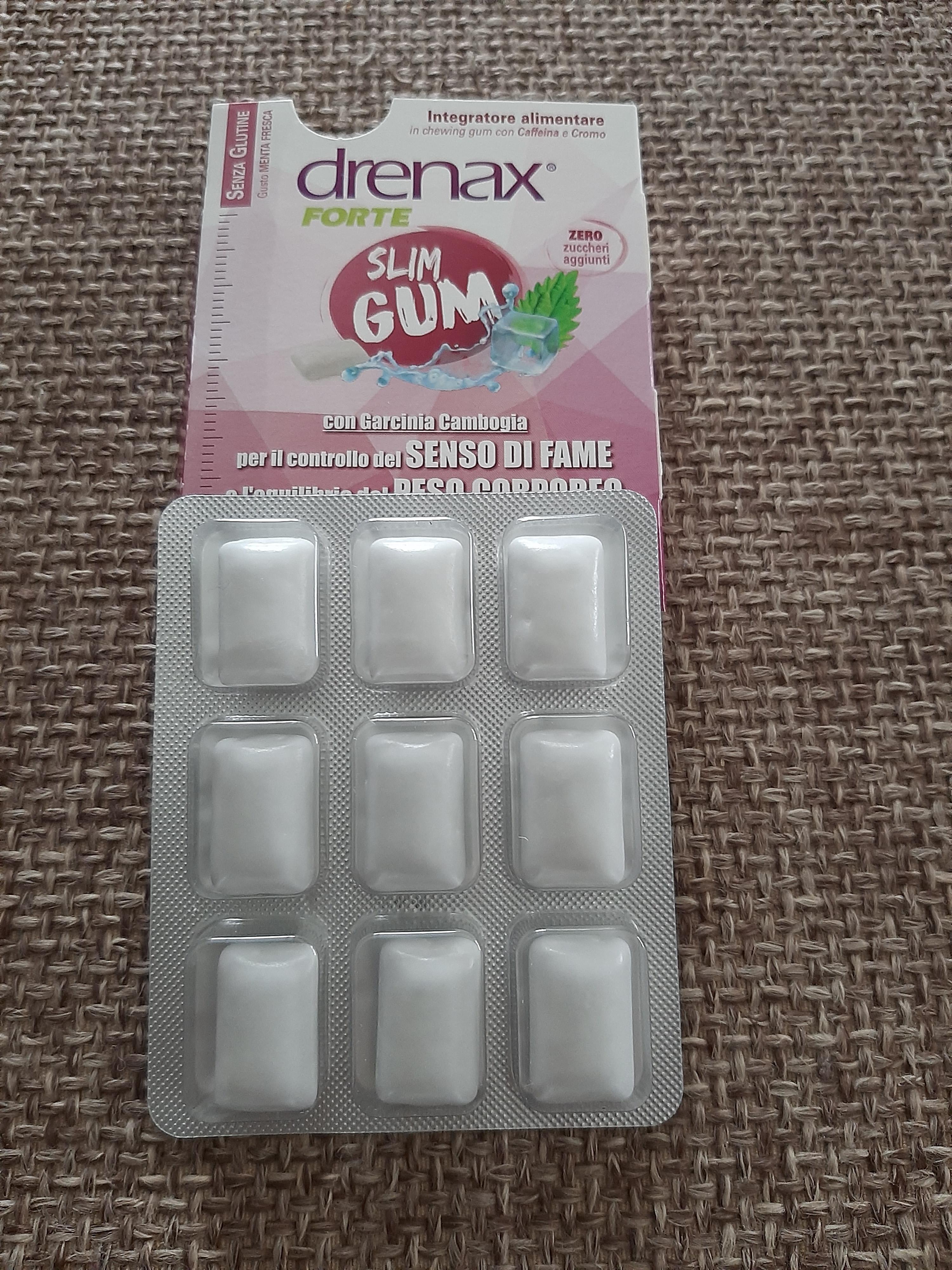 Drenax Forte Slim Gum menta 9 chewing gum metabolismo
