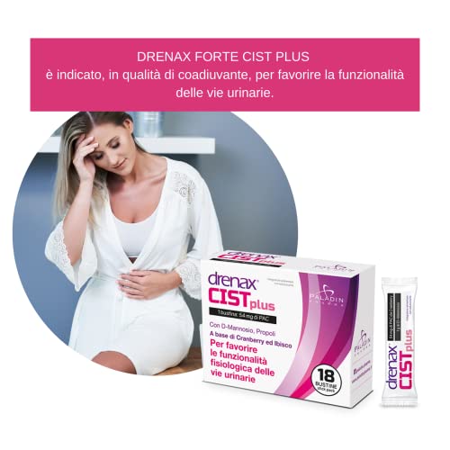 Drenax Forte Cist Plus integratore vie urinarie 18 stick
