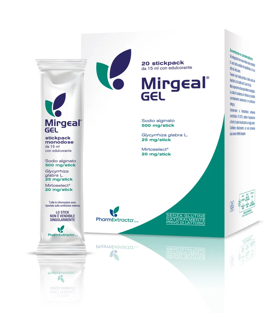 Igeakos Mirgeal Gel 20 Stickpack Digerente Mirtillo