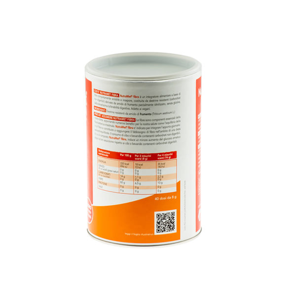 Redulen NutraMet Fibra Integratore Barattolo 320g Senza Glutine