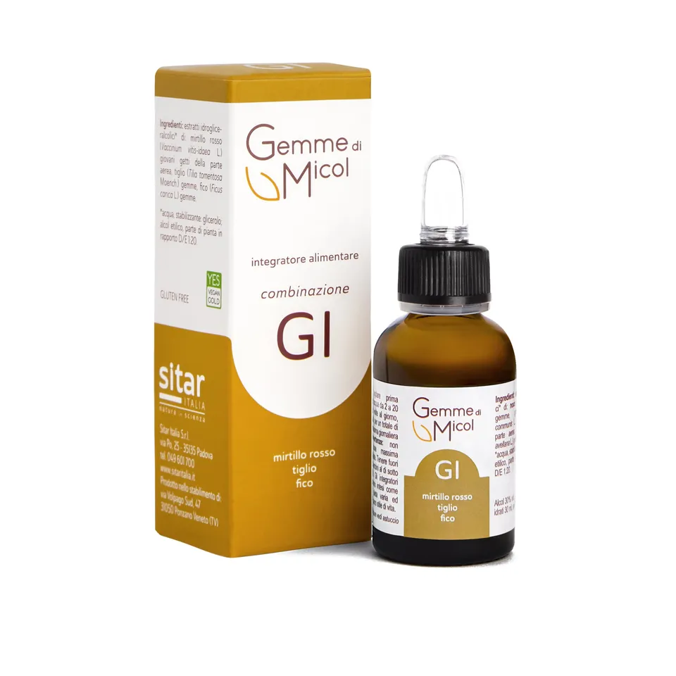 Sitar Gemme di Micol GI gocce 30 ml mirtillo tiglio fico