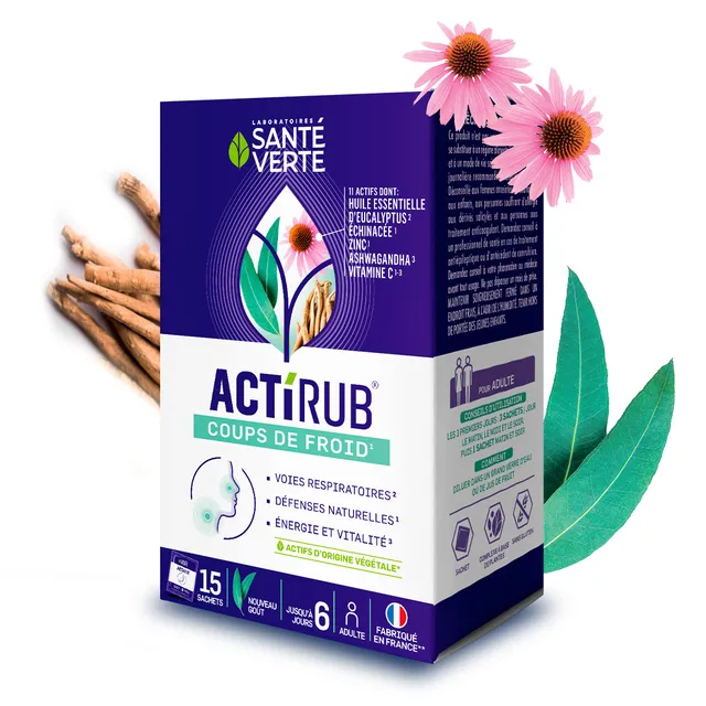 Sante Verte Actirub Sachets integratore bustine difese invernali