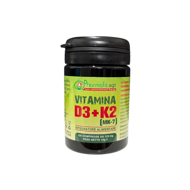 Pharmafit Vitamina D3+K2 MK-7 integratore ossa