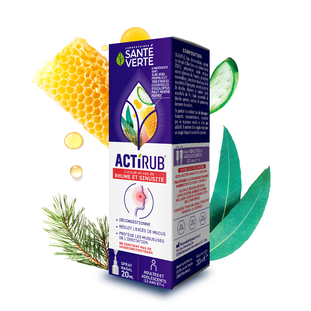 Sante Verte Actirub spray nasale isotonico propoli