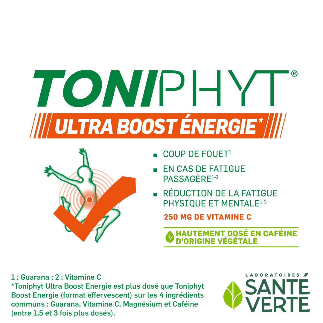Santé Verte Toniphyt Ultra Boost integratore energia guarana e caffeina