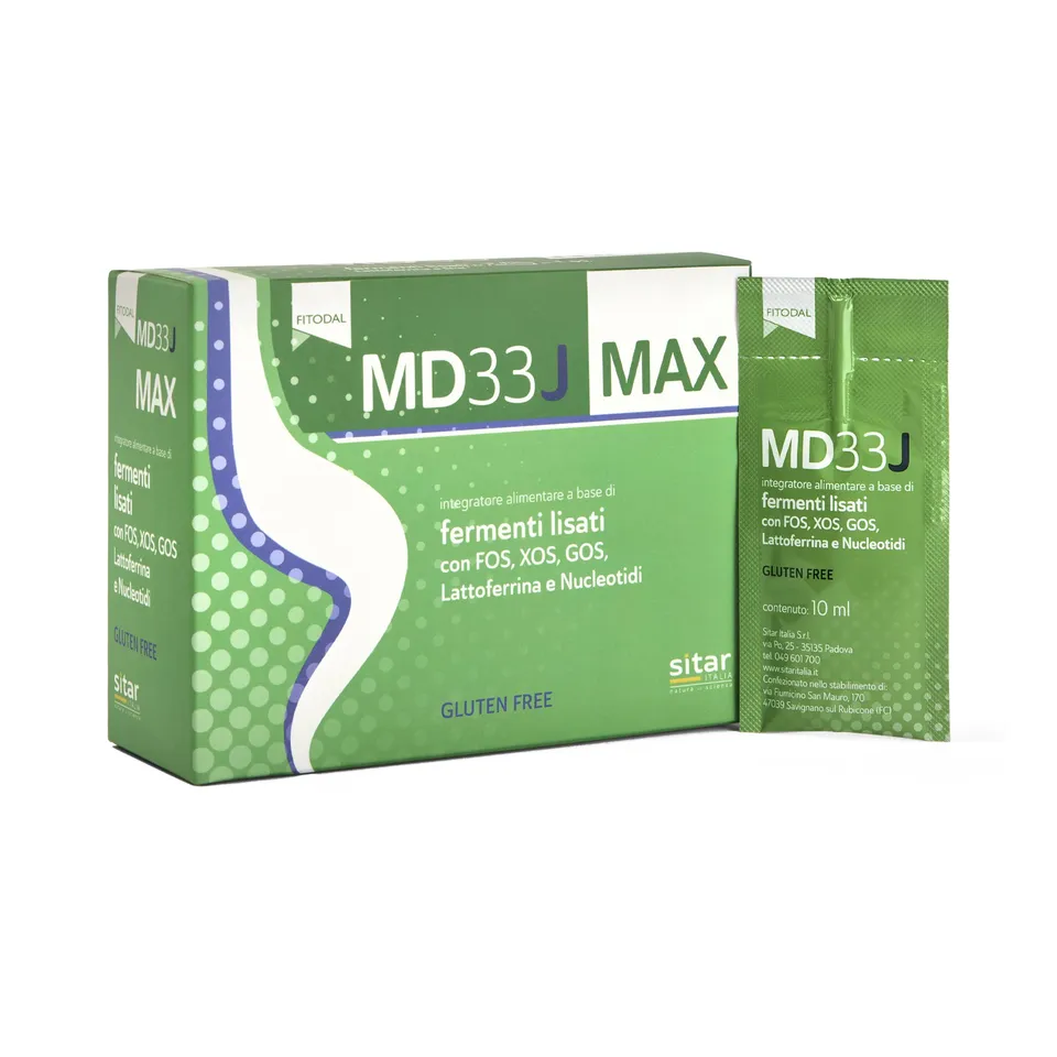 Sitar Fitodal MD33 J Max bustine 21x10 ml flora bimbi
