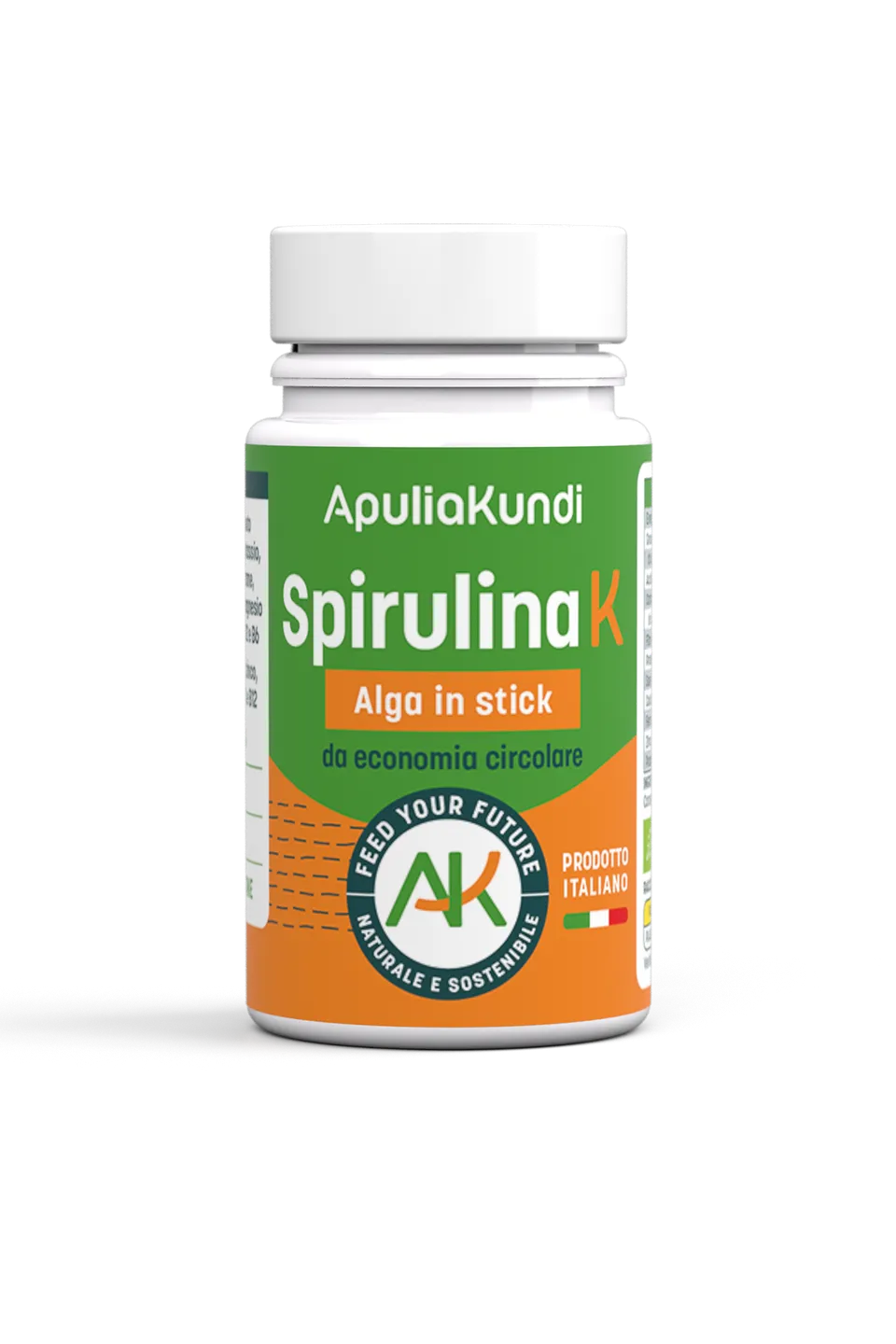 Apuliakundi Spirulina K BIO alga stick 40g proteica vegana