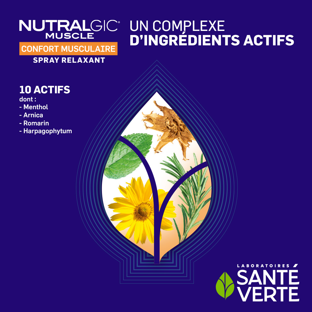Sante Verte Nutralgic Muscle Spray Muscolare Mentolo