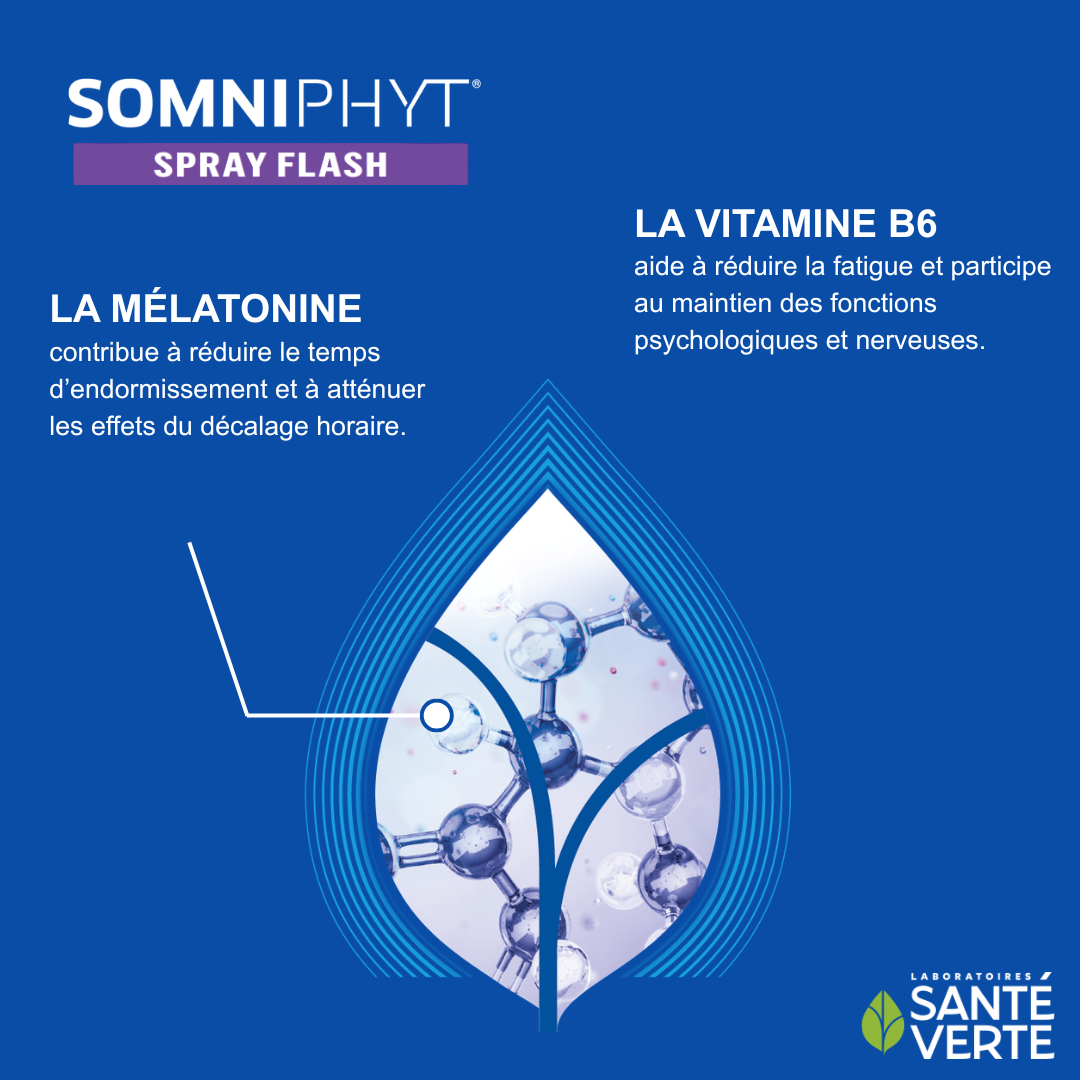 Sante Verte Somniphyt Spray Flash melatonina pesca