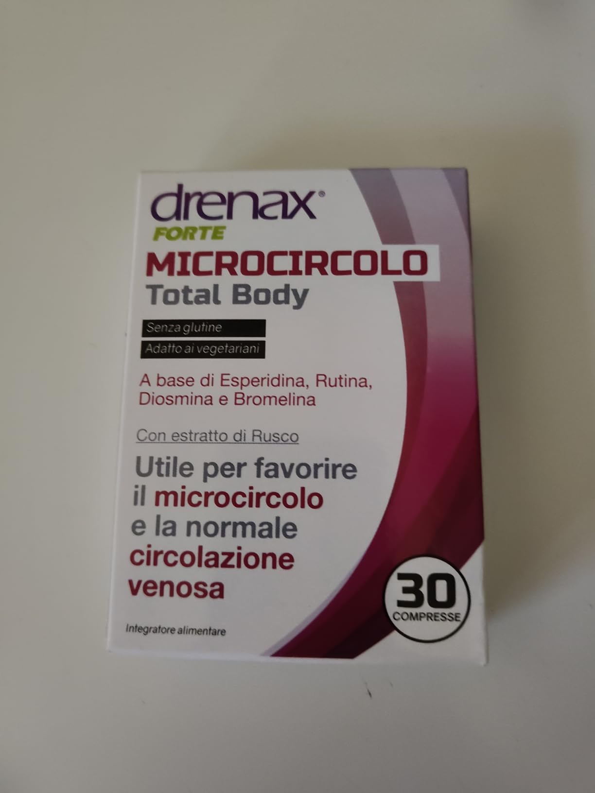 Drenax Forte Microcircolo Total Body drenante 30 compresse