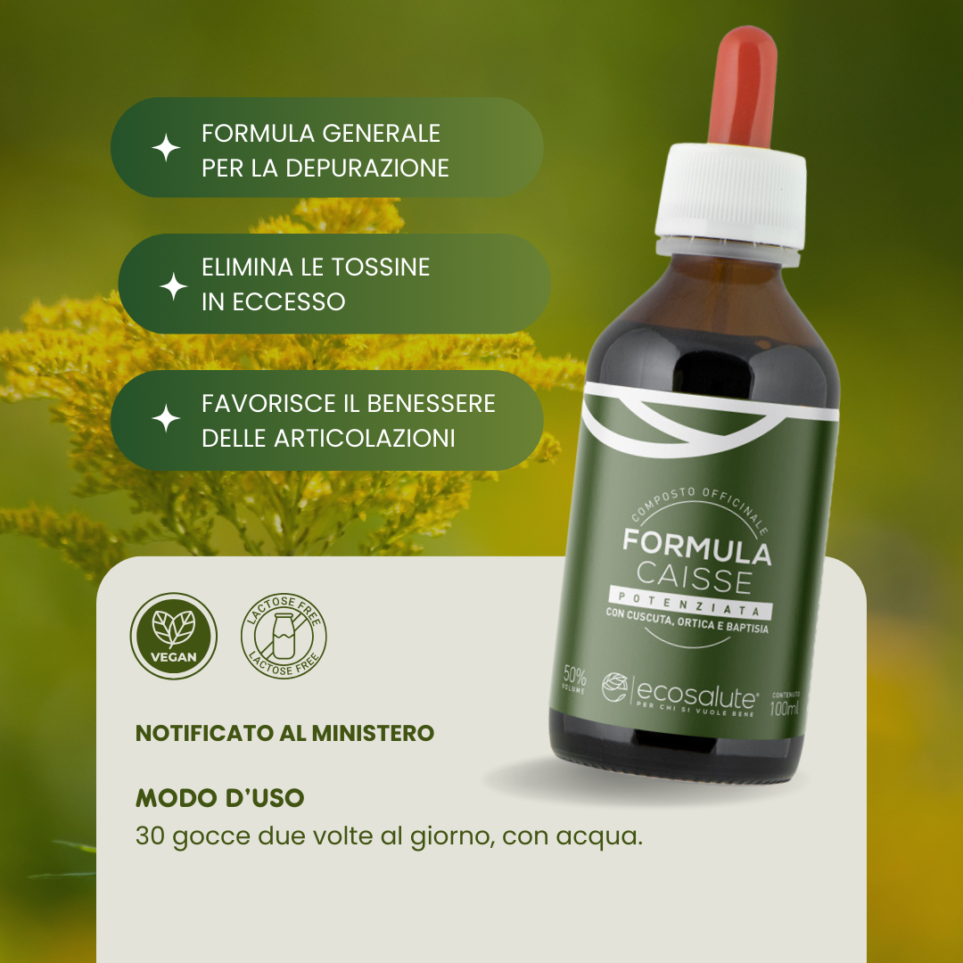 Spazio Ecosalute Formula Caisse gocce 100 ml depurazione drenaggio