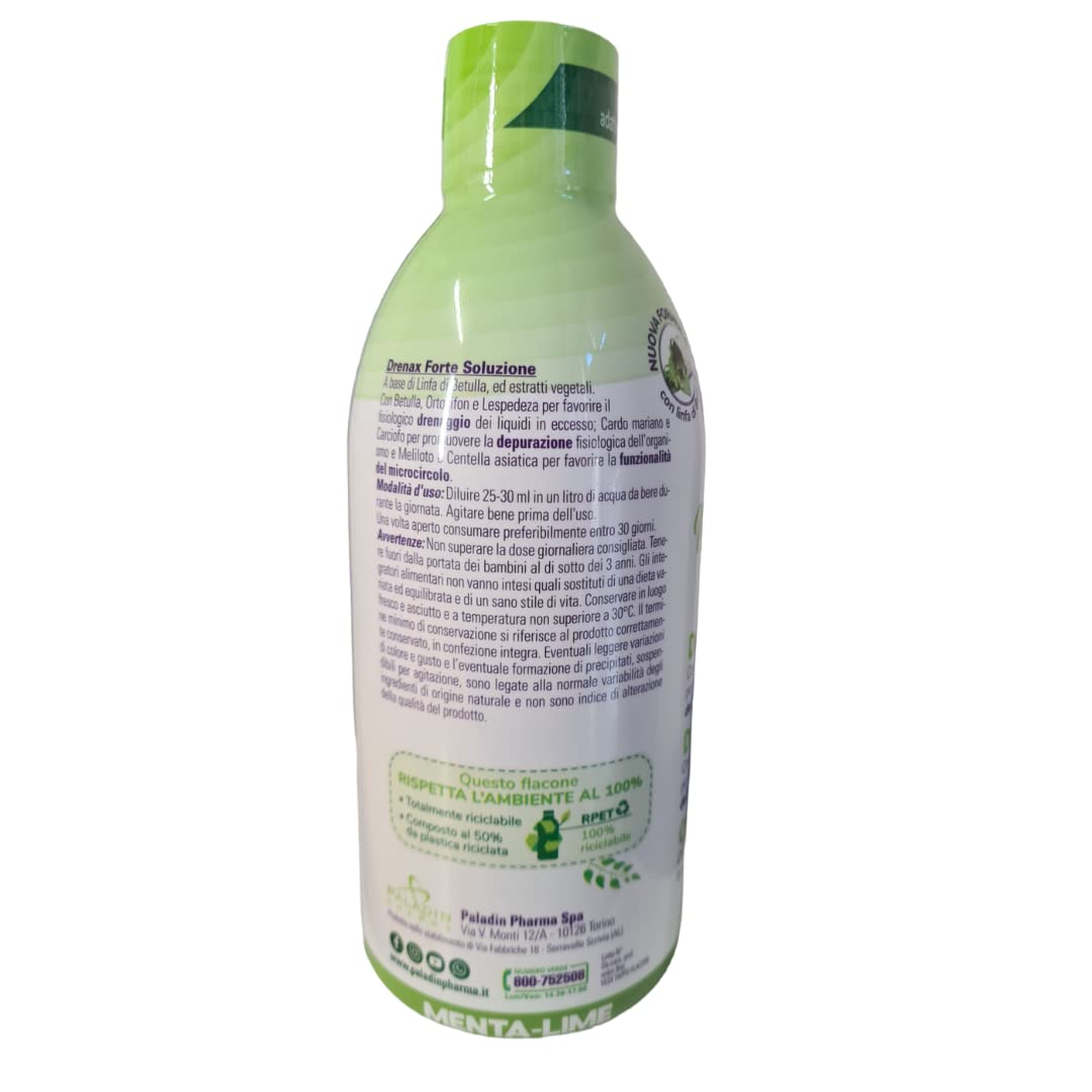 Drenax Forte Menta e Lime drenante 750 ml depurativo