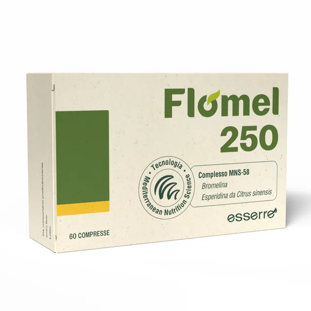Redulen Flomel 250 60 compresse drenante bromelina