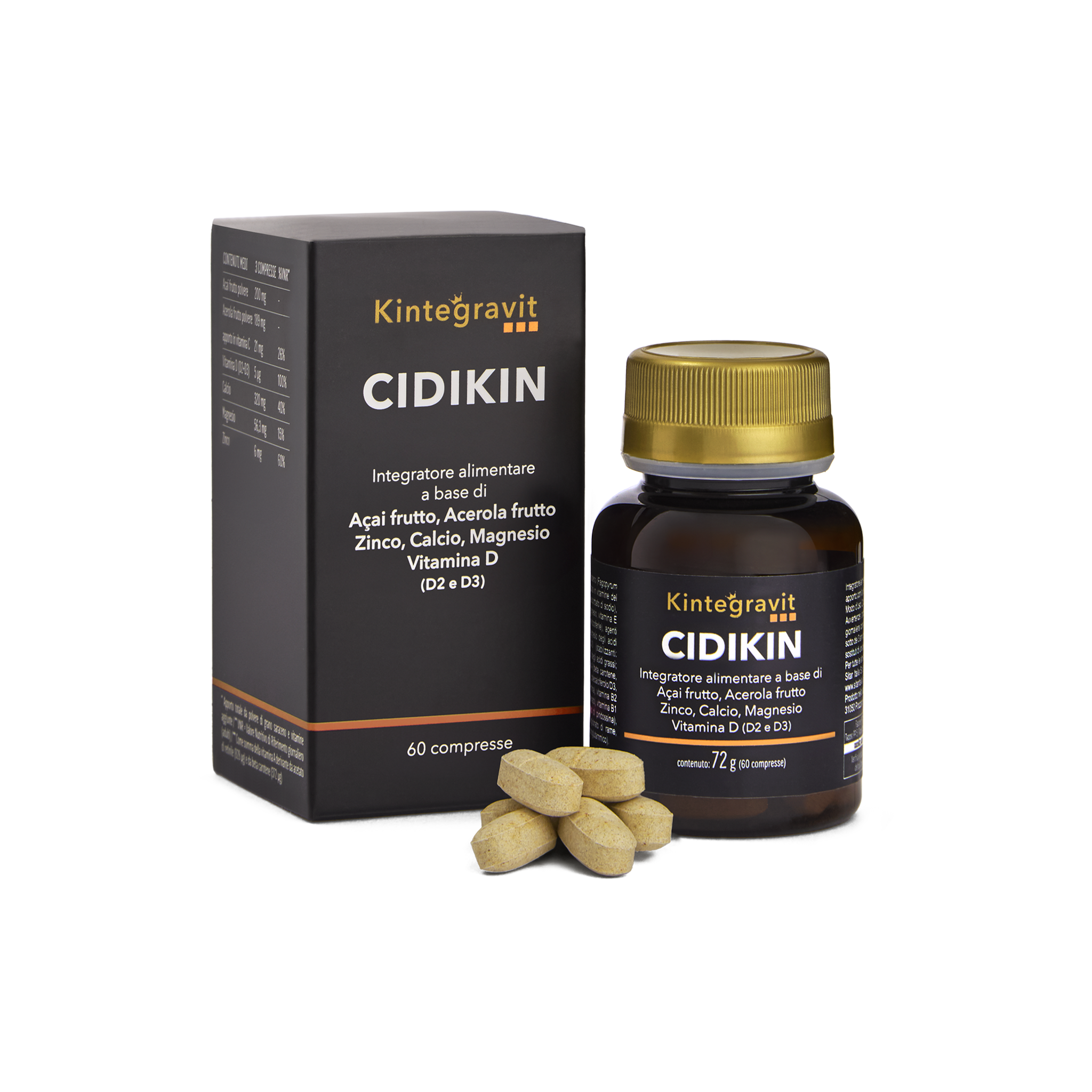 Sitar Kintegravit Cidikin compresse 60 cpr acerola zinco