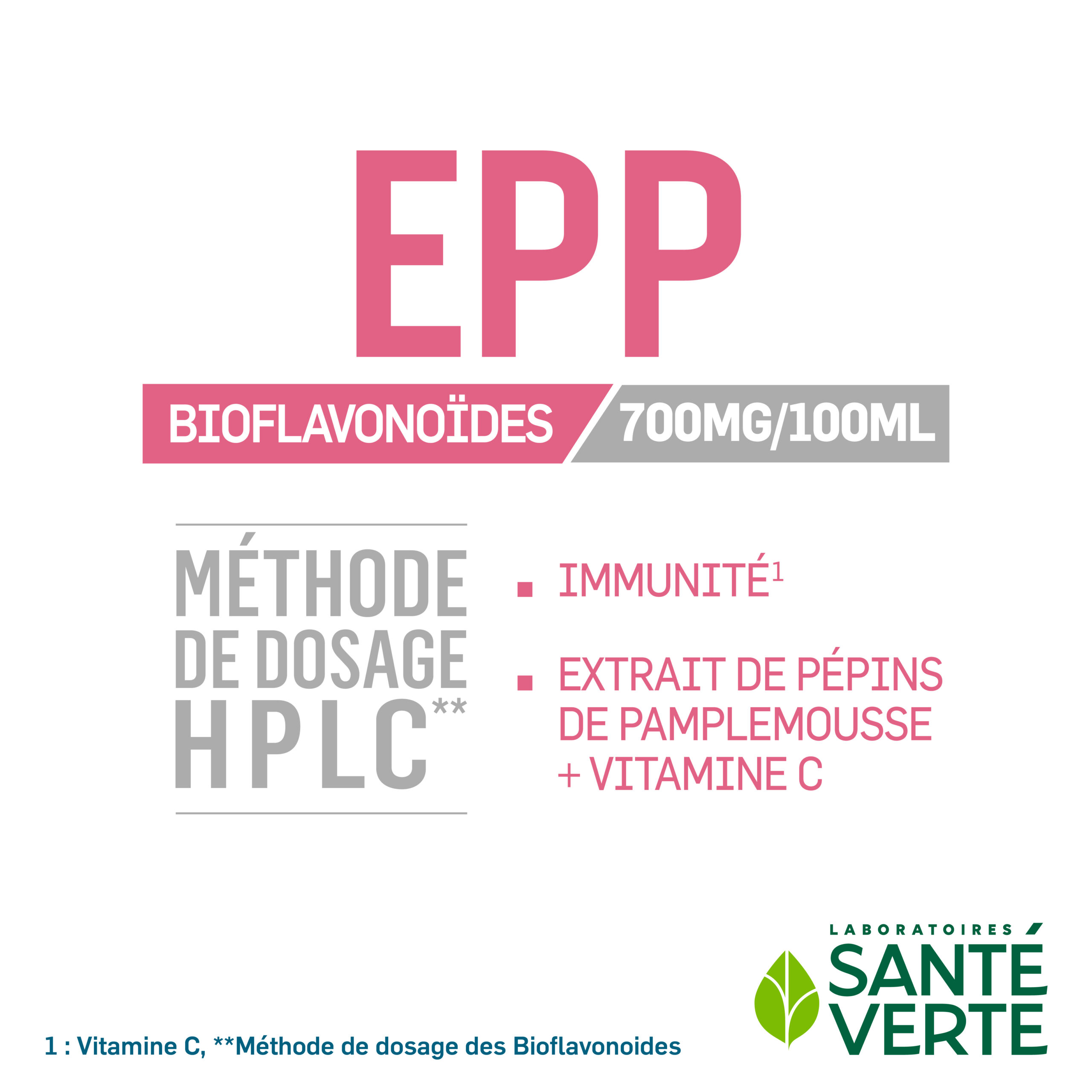 Santé Verte Ingrédients Experts EPP estratto semi pompelmo difese