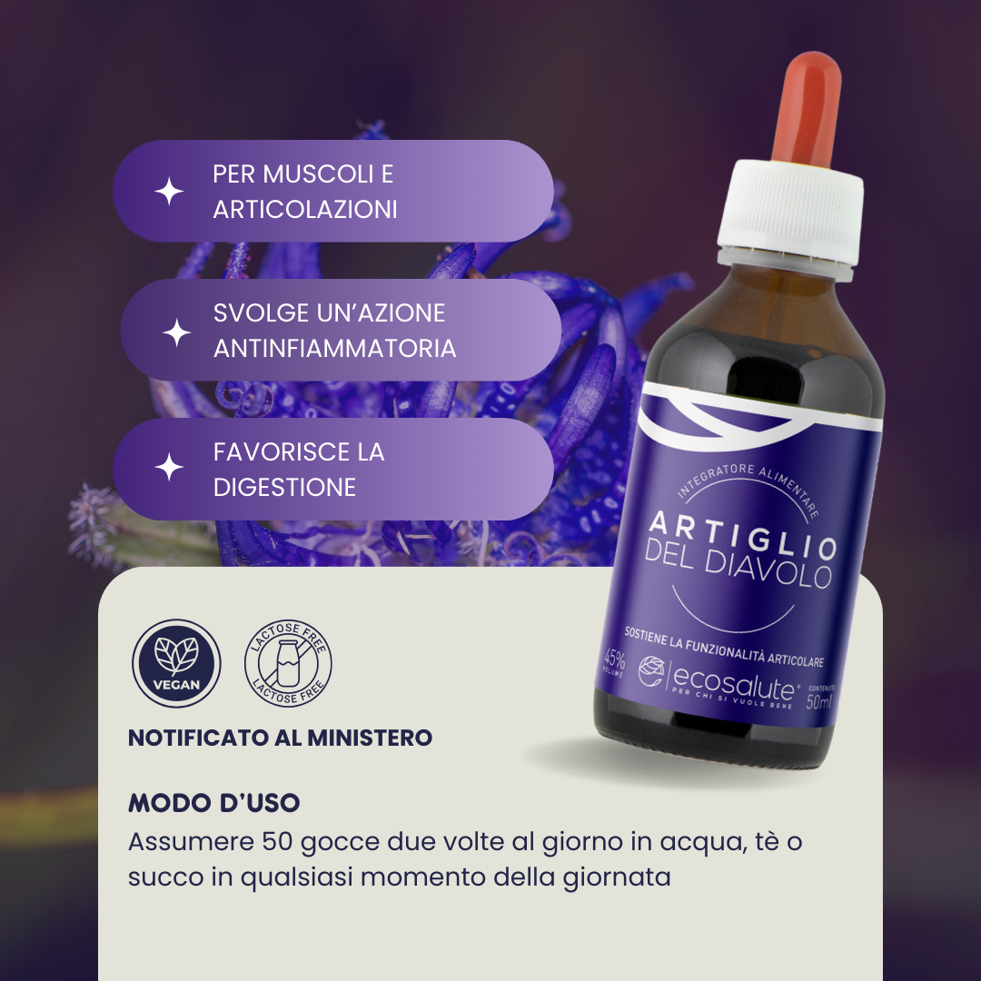 Spazio Ecosalute Artiglio del Diavolo tintura 50 ml articolazioni