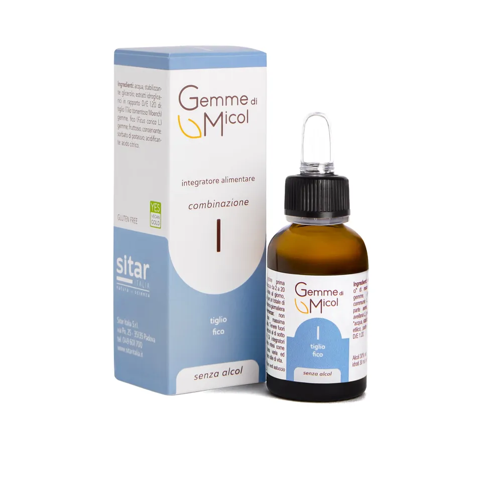 Sitar Gemme di Micol I gocce 33 ml tiglio fico senz'alcol