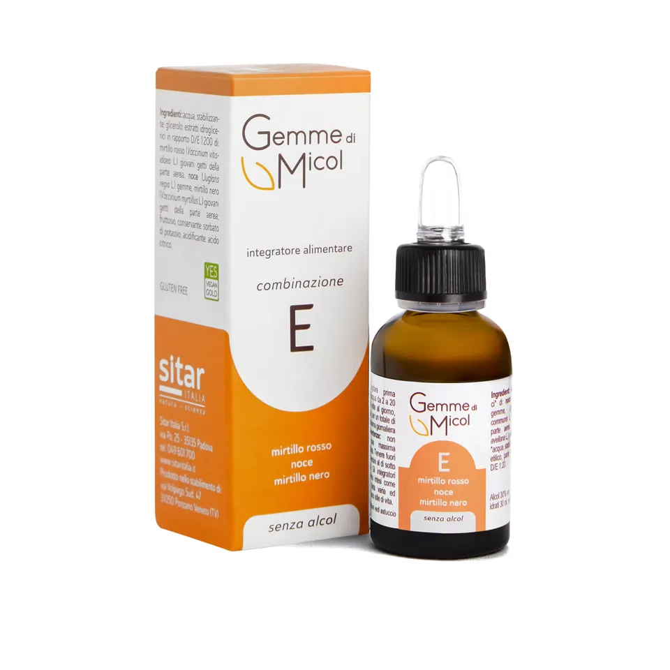 Sitar Gemme di Micol E gocce 33 ml intestino senza alcol