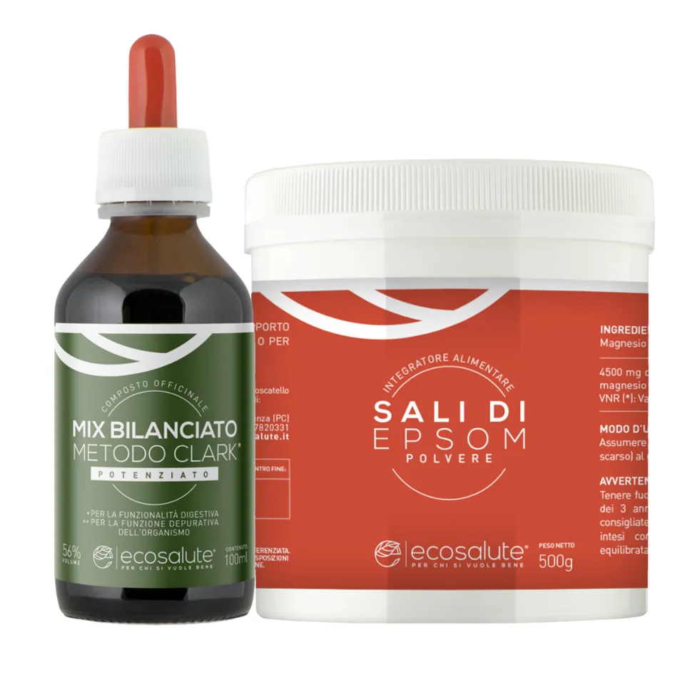 Spazio Ecosalute Pulizia Profonda Kit Sali Epsom + Mix Clark