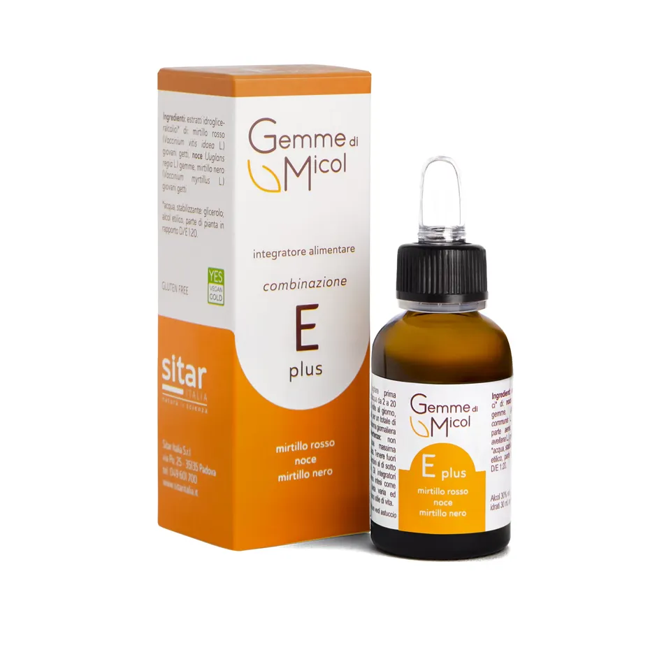Sitar Gemme di Micol E plus gocce 30 ml intestino