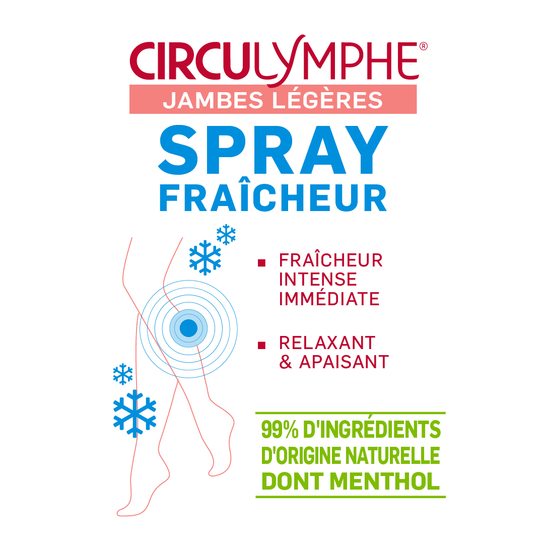 Santé Verte Circulymphe Spray Freschezza gambe leggere mentolo