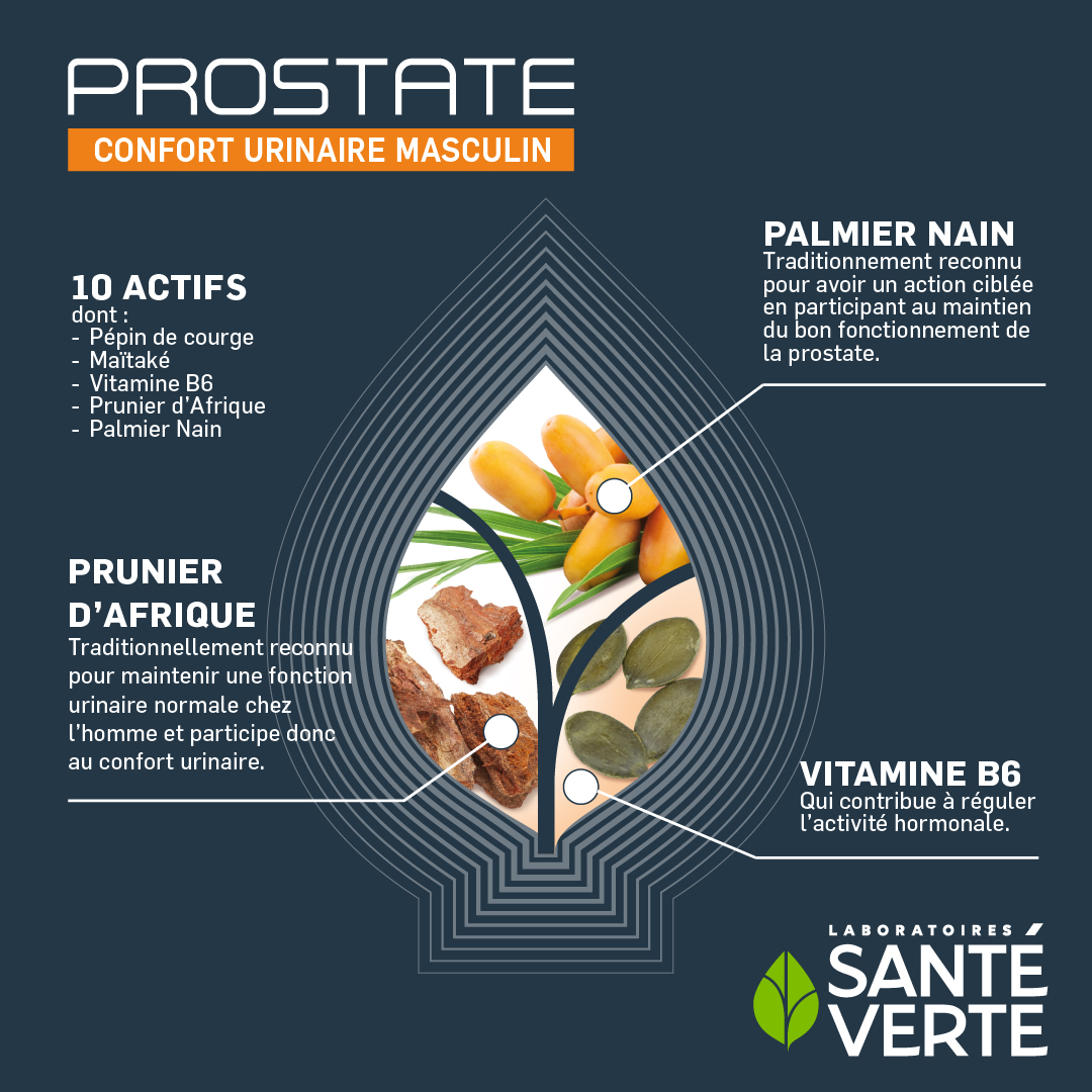 Sante Verte Homme Prostate capsule comfort urinario uomo