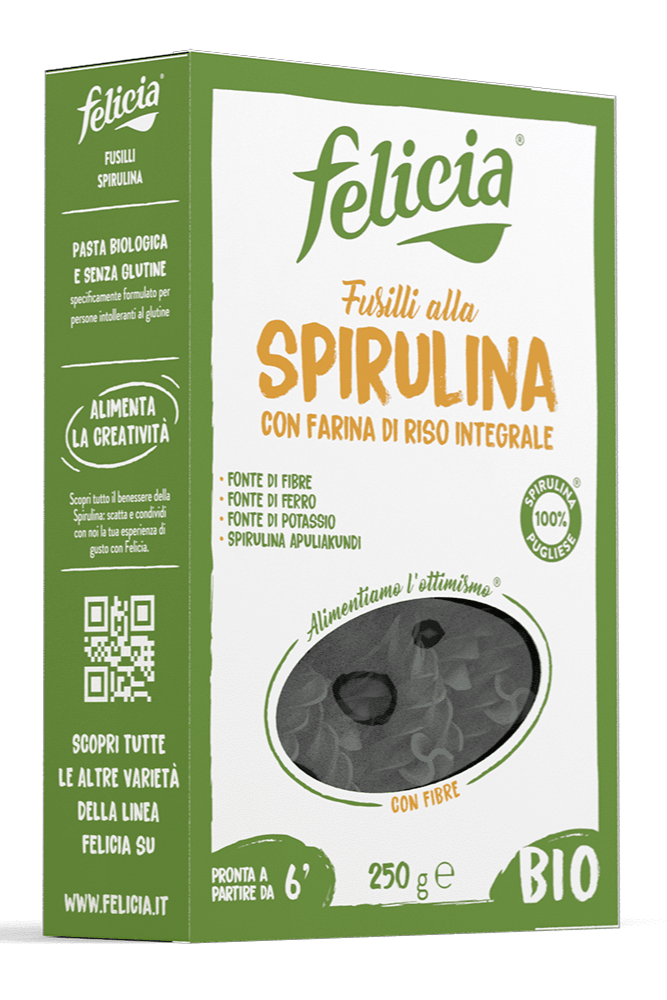 Felicia Spirulina K Fusilli senza glutine bio