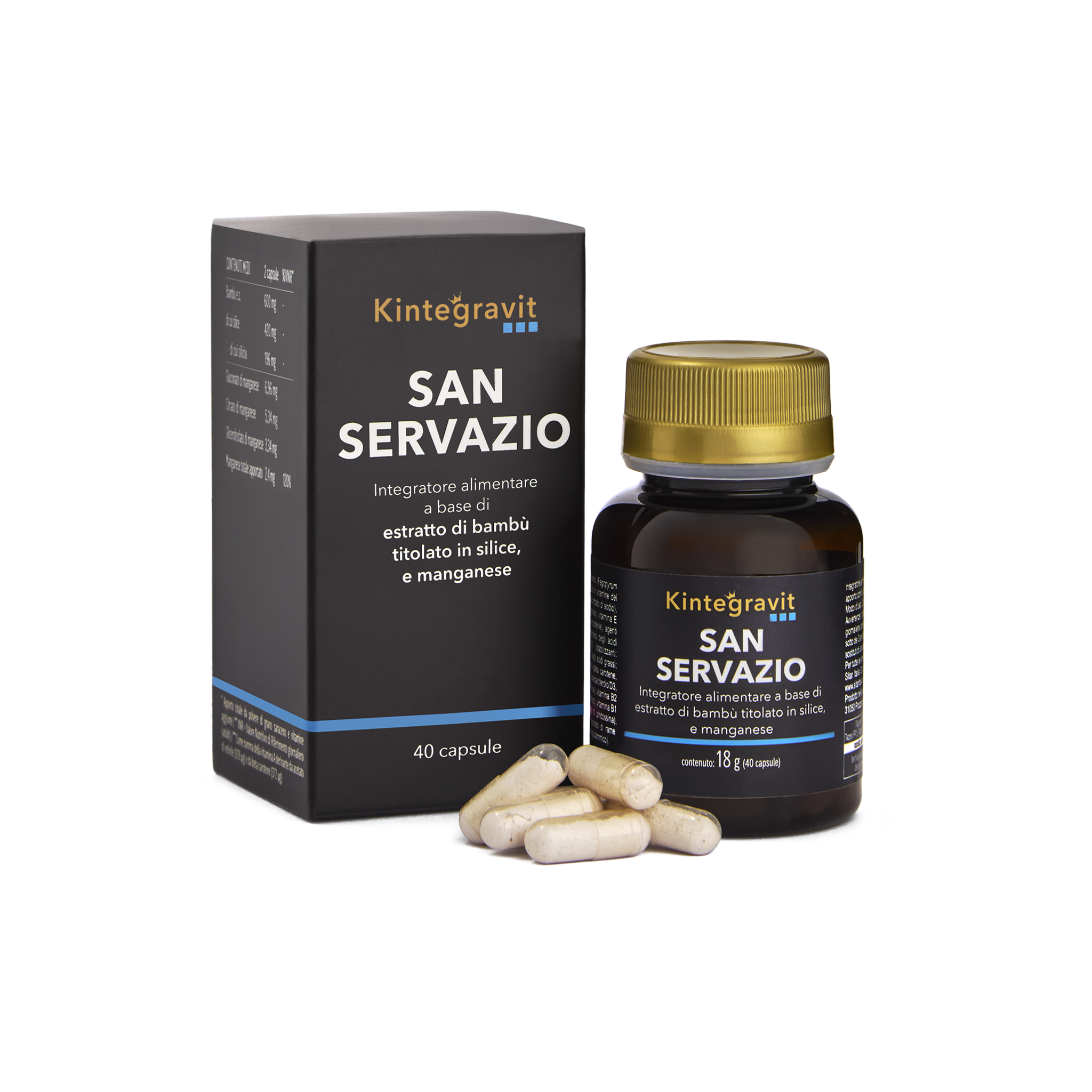 Sitar Kintegravit San Servazio capsule 40 pz silicio ossa