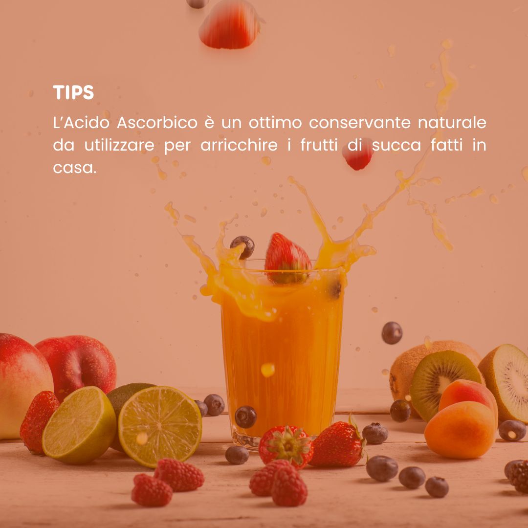 Spazio Ecosalute Acido Ascorbico Puro Vitamina C Polvere 500 g