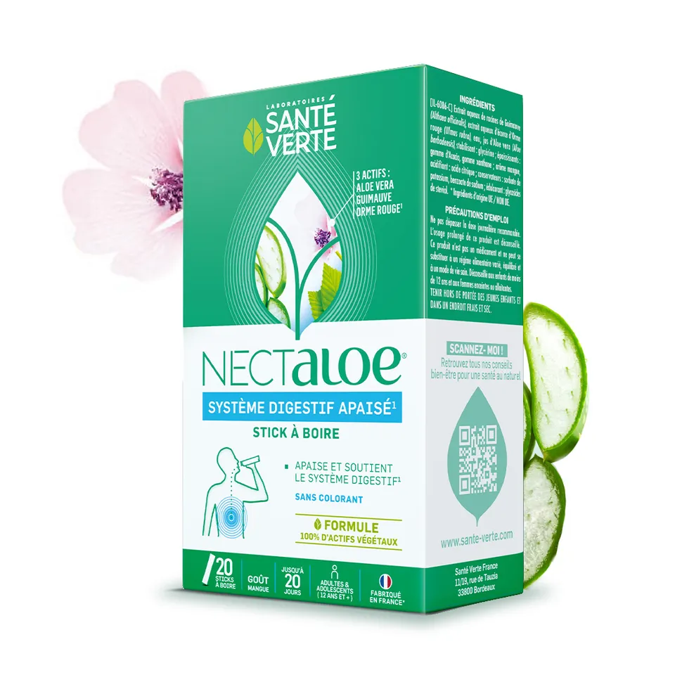 Sante Verte Nectaloe Stick Digestivi Gusto Mango Attivi Vegetali