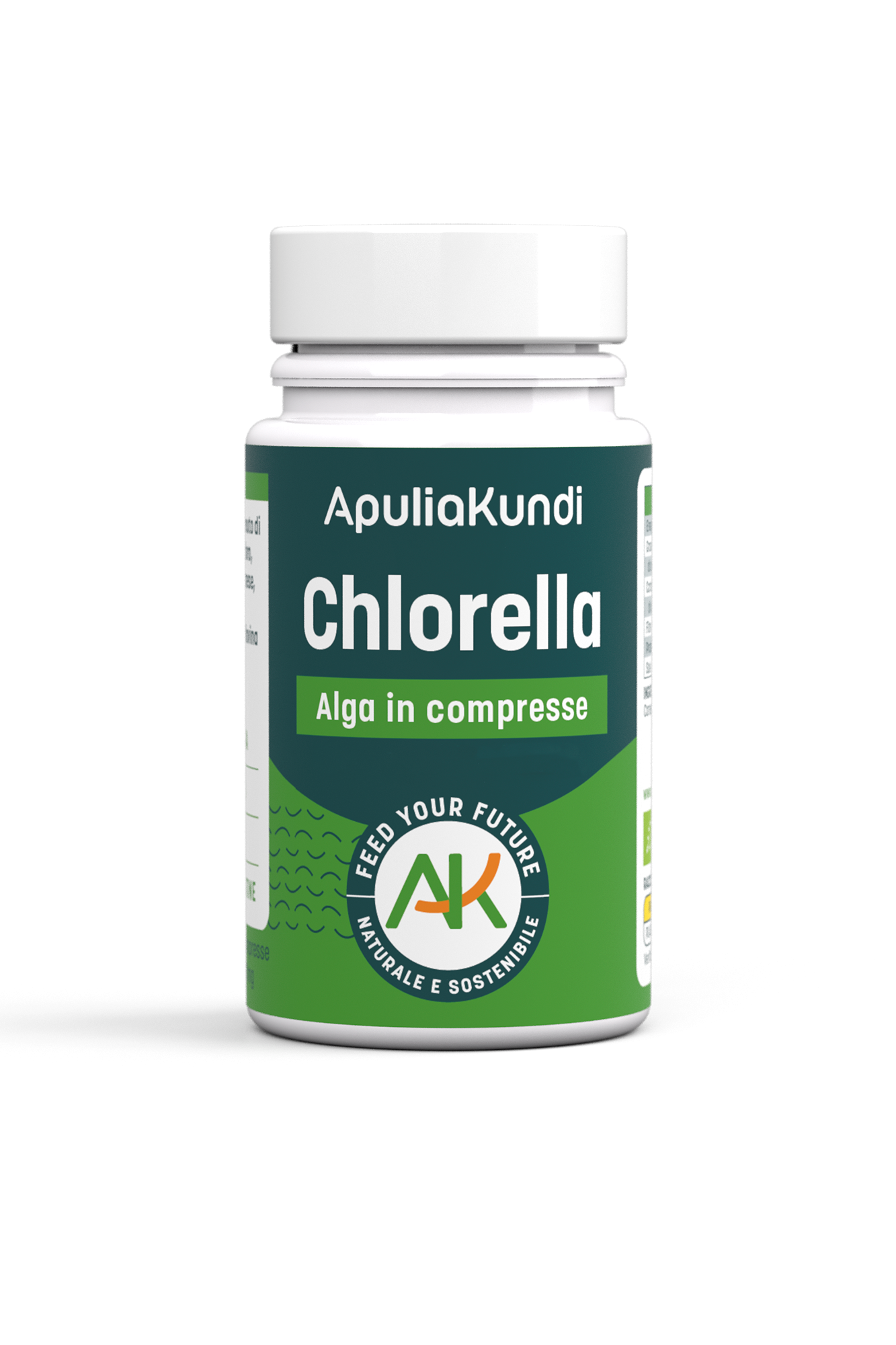 Apuliakundi Chlorella BIO compresse 60g con clorofilla