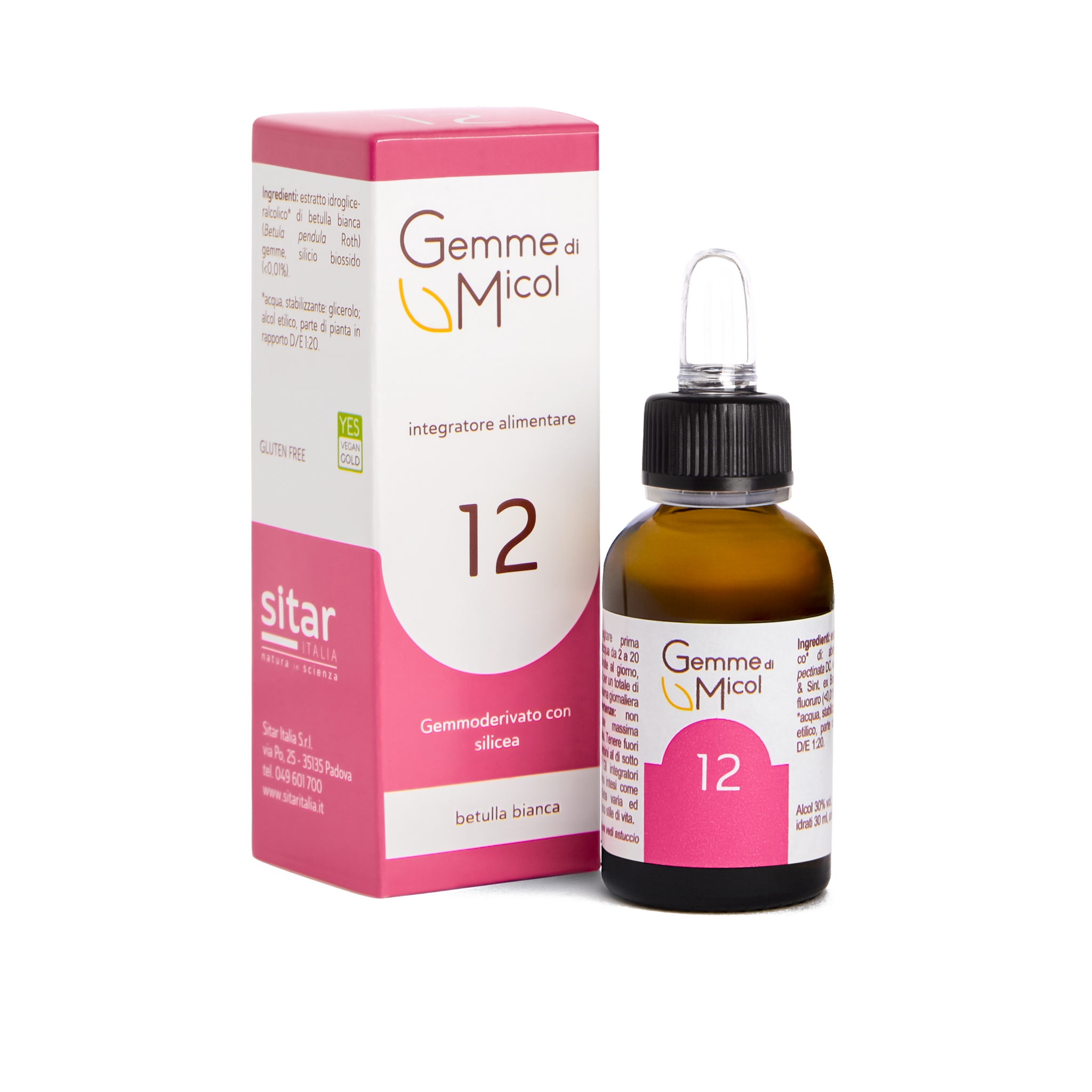 Sitar Gemme di Micol 12 Betulla gemmoderivato 30 ml