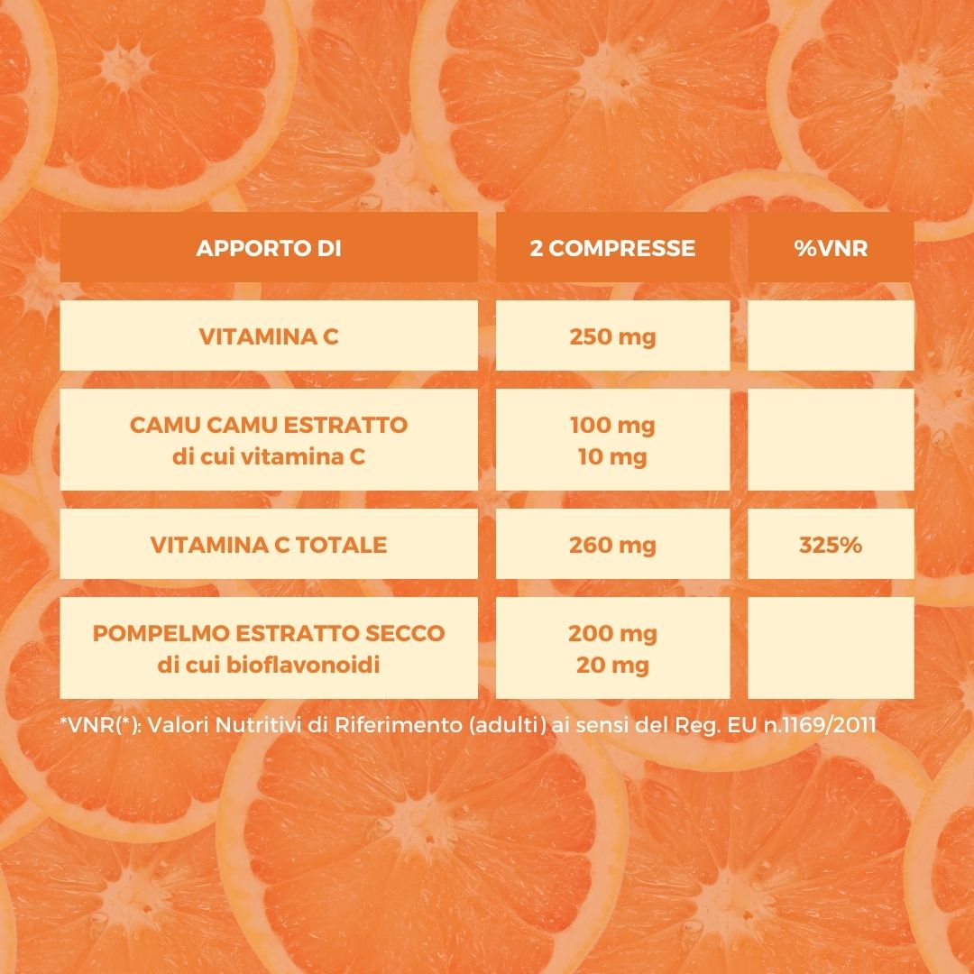 Spazio Ecosalute Vitamina C Masticabile 100 Compresse Camu Camu