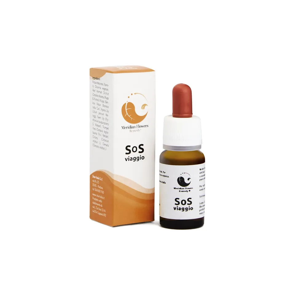 Meridian Flowers SOS viaggio gocce 10 ml per viaggio