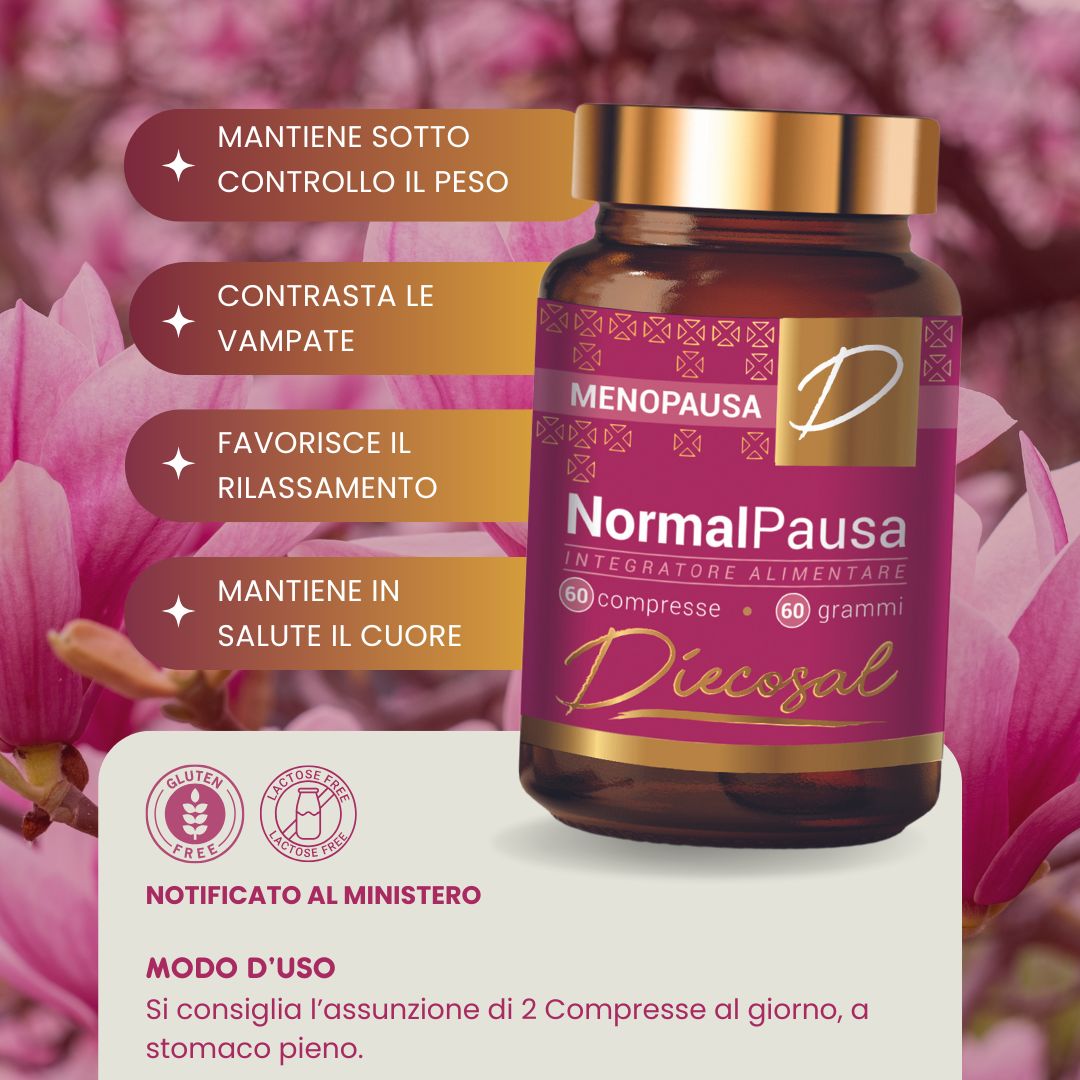 Spazio Ecosalute Diecosal Normal Pausa Compresse 60 cpr