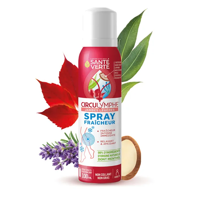 Santé Verte Circulymphe Spray Freschezza gambe leggere mentolo