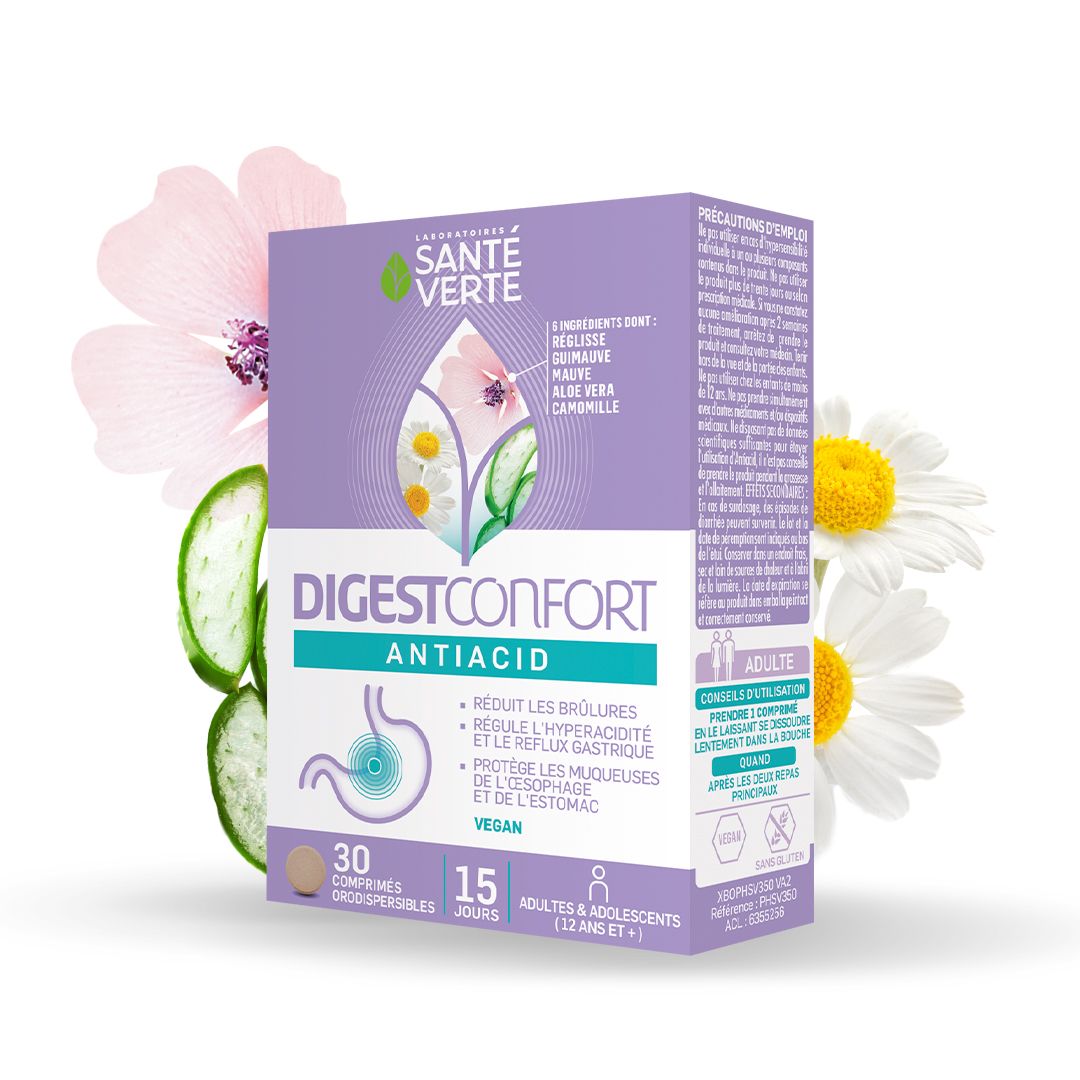 Santé Verte DigestConfort Antiacid compresse reflusso acidità