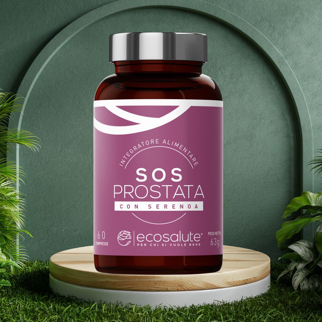 Spazio Ecosalute SOS Prostata integratore 60 compresse serenoa zucca