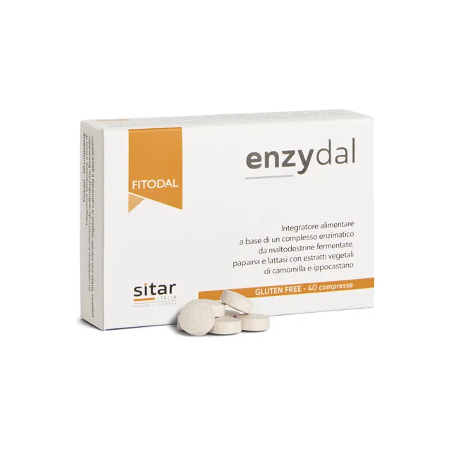 Sitar Fitodal Enzydal compresse 40 pz digestione enzimi