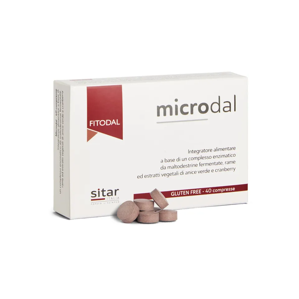 Sitar Italia Fitodal MicroDAL integratore 40 compresse digestione