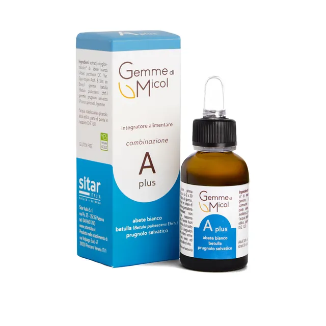 Sitar Gemme di Micol A Plus gocce 30 ml ossa