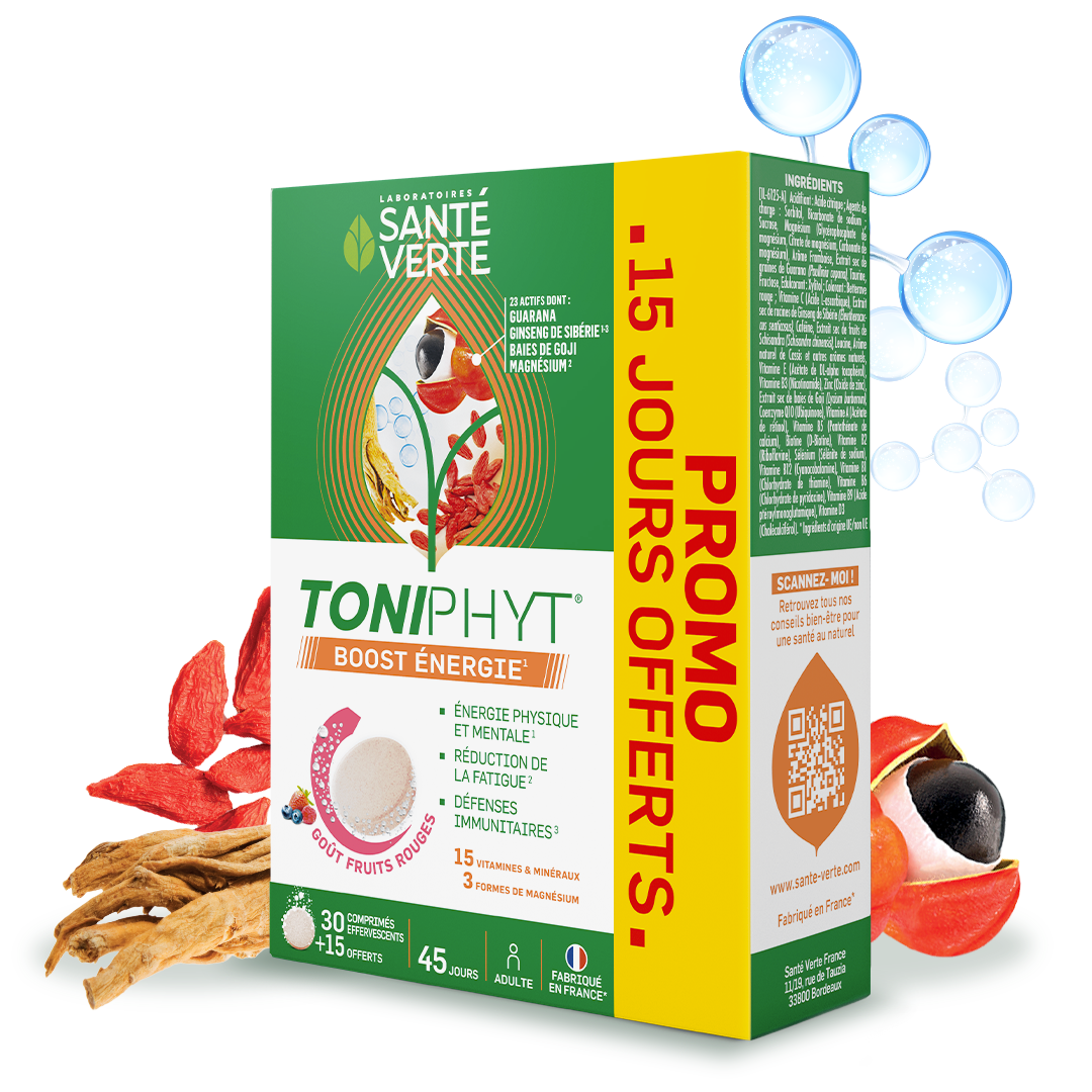 Santé Verte Toniphyt Boost Energia Frutti Rossi effervescente