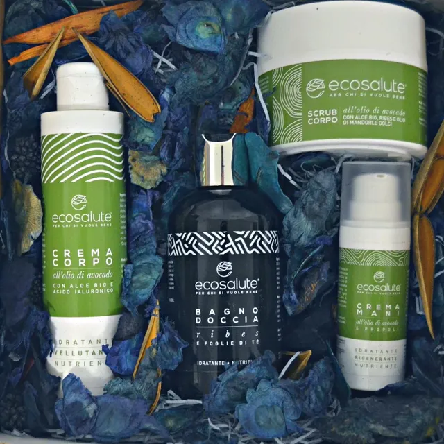 Spazio Ecosalute Cofanetto Brezza Marina set corpo avocado e mani
