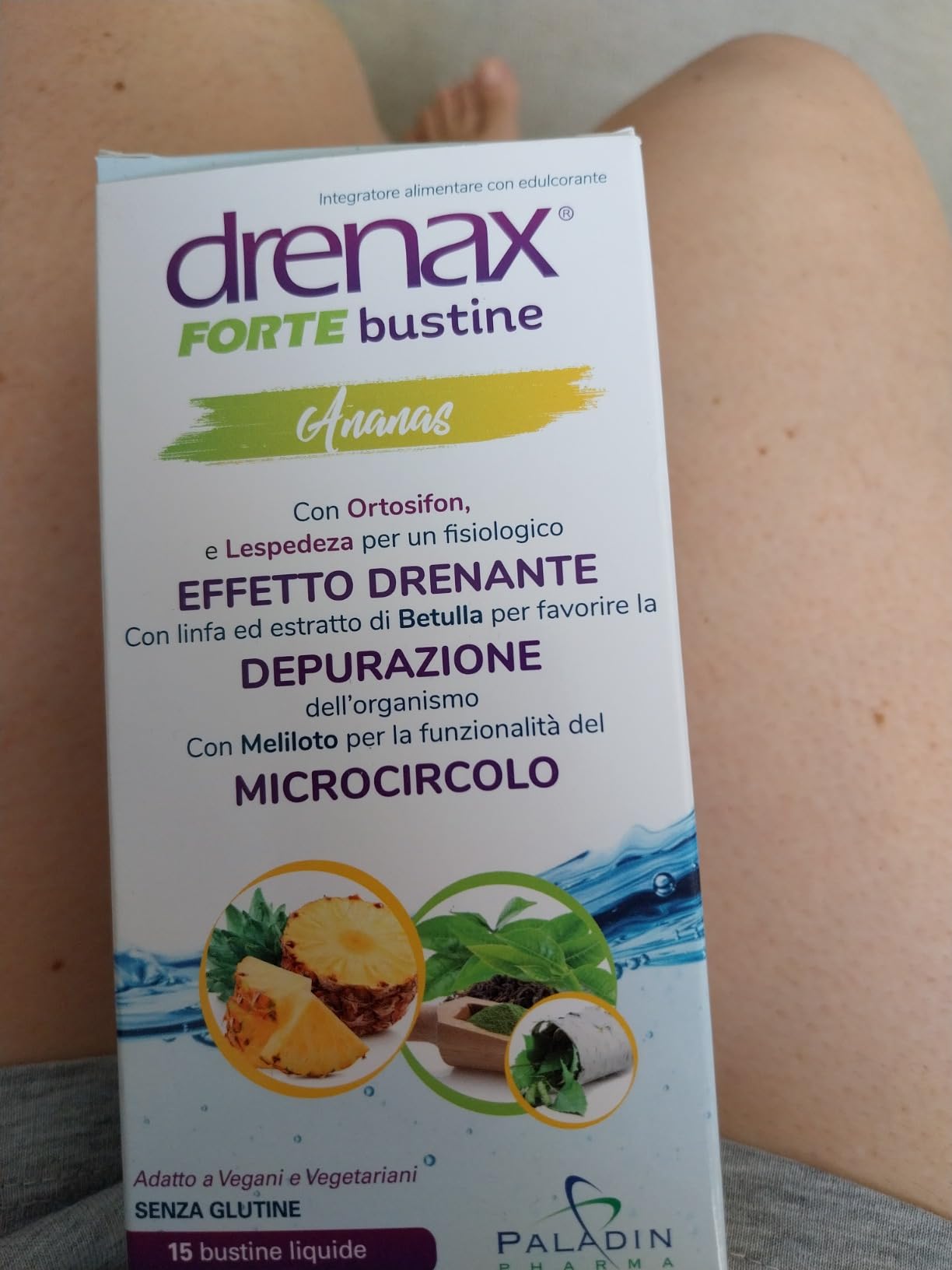 Drenax Forte Ananas drenante 15 bustine microcircolo