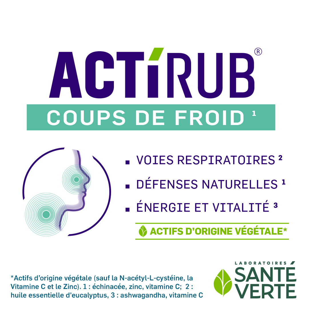 Sante Verte Actirub Sachets integratore bustine difese invernali
