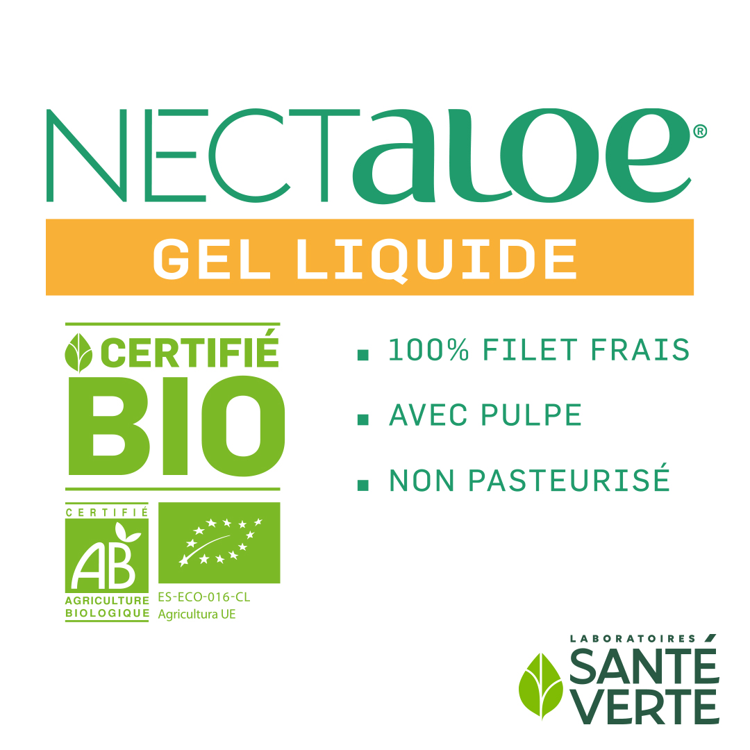 Santé Verte Nectaloe Gel Liquido BIO succo aloe vera puro
