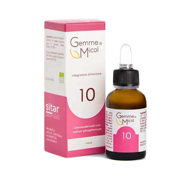 Sitar Gemme di Micol 10 Noce gemmoderivato 30 ml
