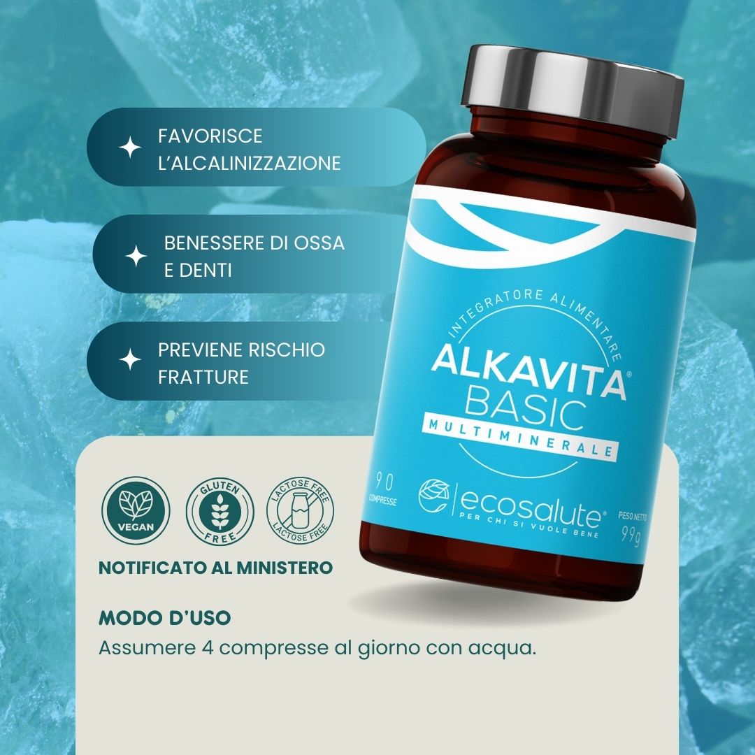 Spazio Ecosalute Alkavita Basic 180 compresse alcaline