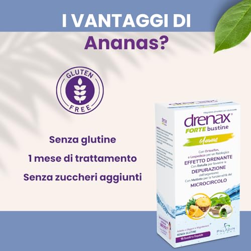 Drenax Forte Ananas drenante 15 bustine microcircolo