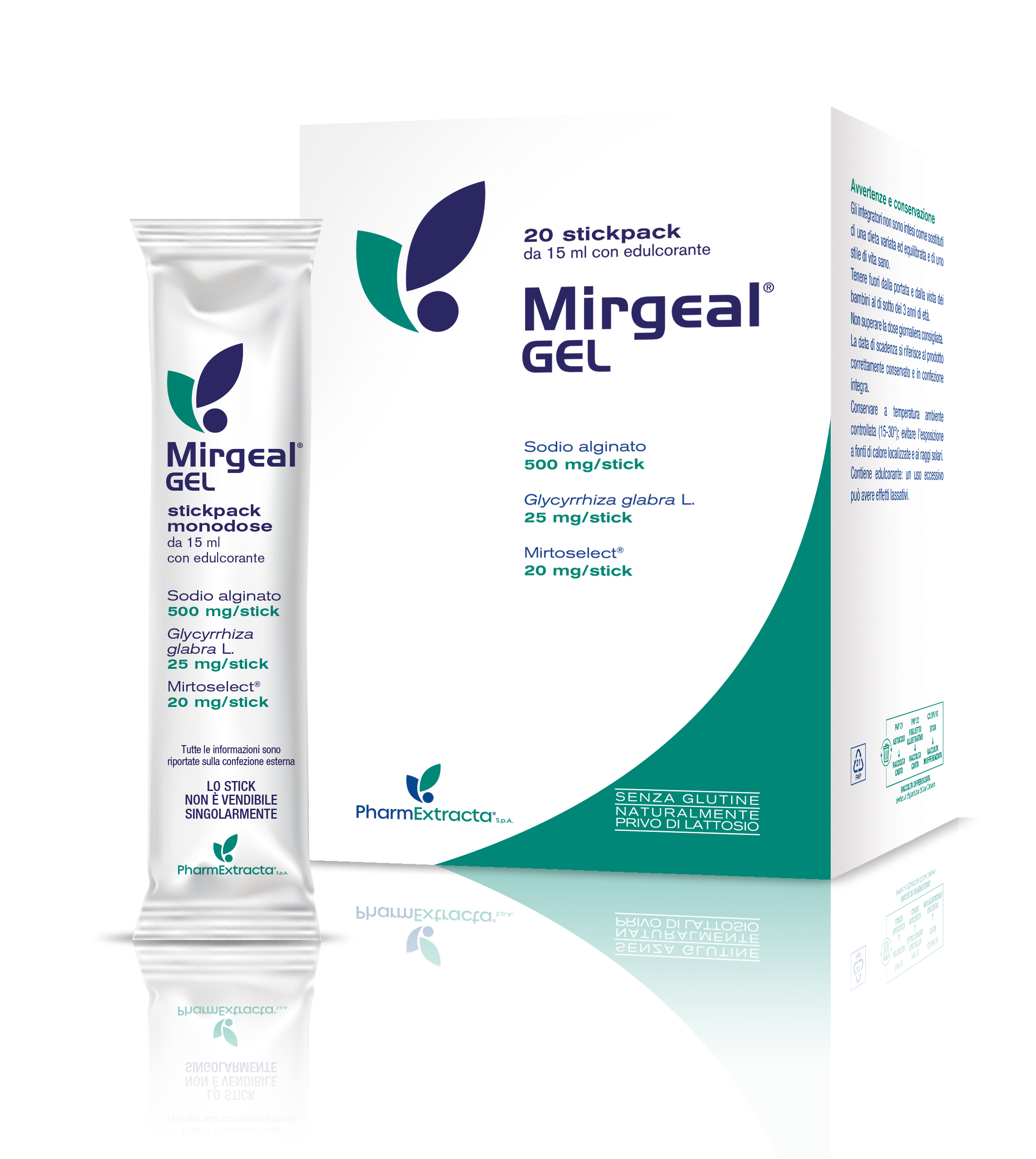 Igeakos Mirgeal Gel 20 Stickpack Digerente Mirtillo